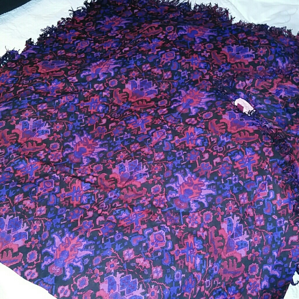 NWOT Theodora & Callum Multi Color Wrap Scarf